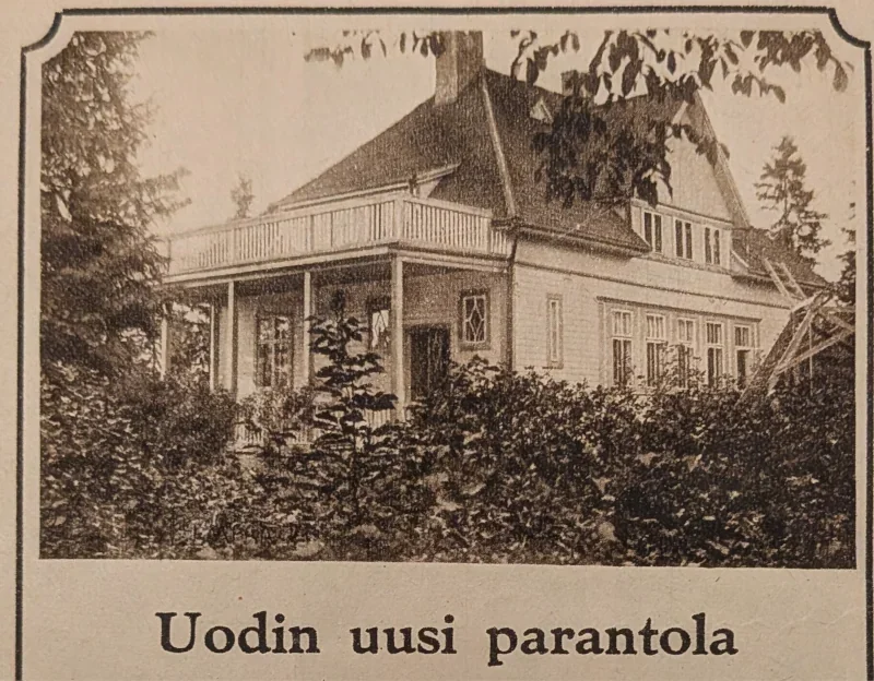 Augusta Uoti ja Lempäälän Luontaiskylpylän alkuvaiheet.